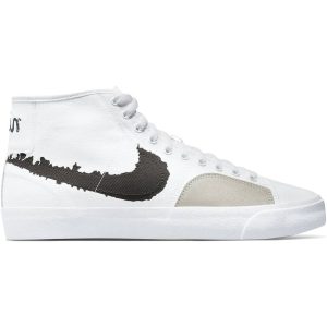 Nike Blazer Court Mid Premium SB White (DM8553-100) белого цвета