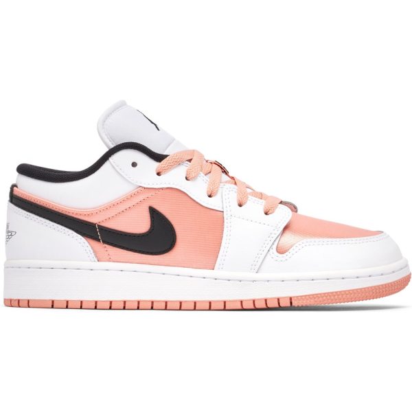 Air Jordan 1 Low White Light Madder Root (DM8960-801) белого цвета