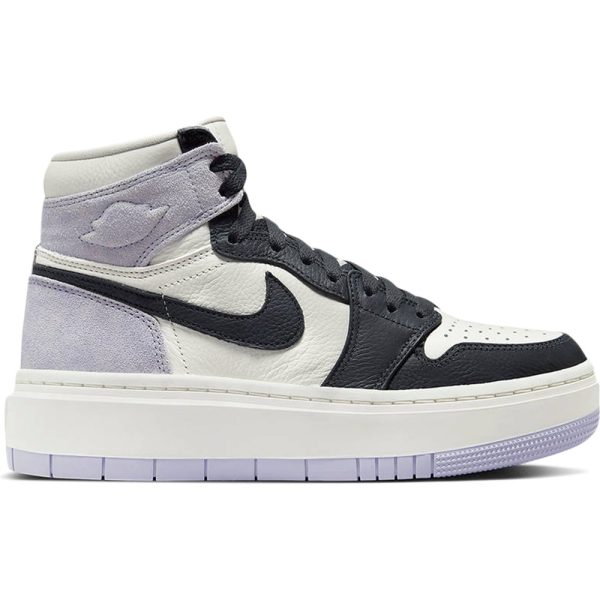 Air Jordan 1 LV8D High Black Toe Lilac (DN3253-500) черного цвета