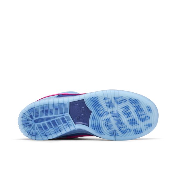 Nike SB Dunk Low x Run The Jewels Blue (DO9404-400) голубого цвета