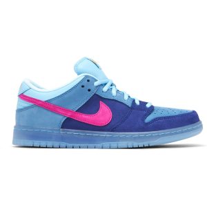 Nike SB Dunk Low x Run The Jewels Blue (DO9404-400) голубого цвета