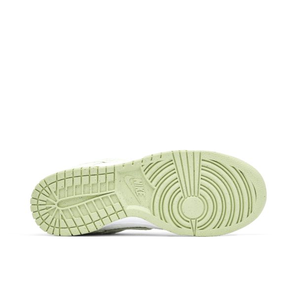 Nike Dunk Low Fleece (DQ7579-300) зеленого цвета