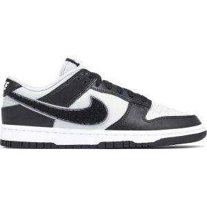 Nike Dunk Low Chenille Swoosh Black (DQ7683-001) черного цвета