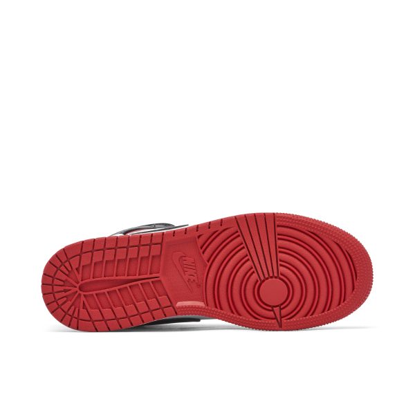 Air Jordan 1 Mid Gym Red Black Toe (DQ8423-106) черного цвета