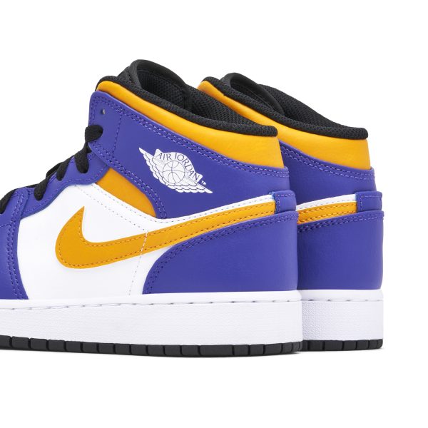 Air Jordan 1 Mid Lakers (DQ8423-517)  цвета