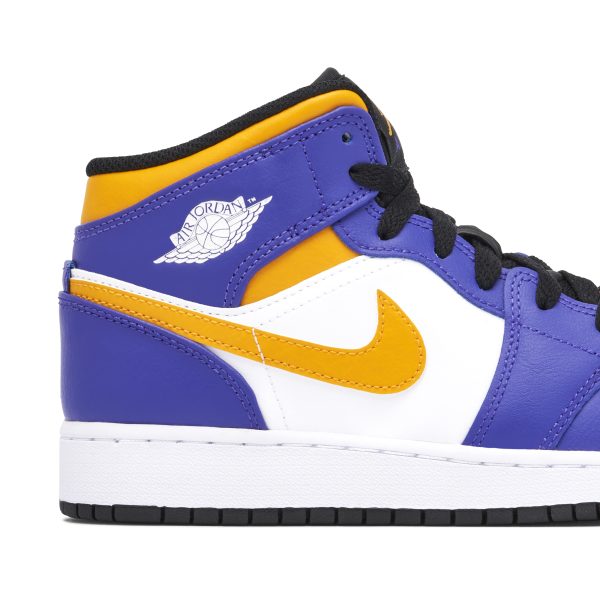 Air Jordan 1 Mid Lakers (DQ8423-517)  цвета