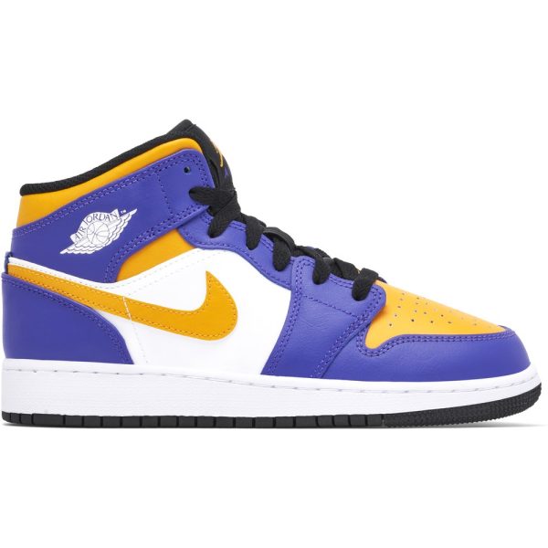 Air Jordan 1 Mid Lakers (DQ8423-517)  цвета