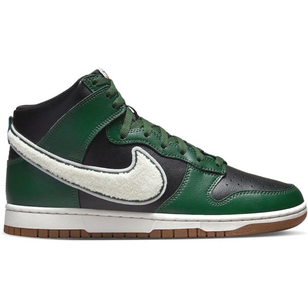 Nike Dunk High Chenille Green (DR8805-001) черного цвета