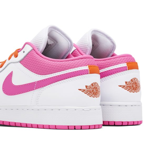 Air Jordan 1 Low White Pinksicle (DR9498-168) белого цвета