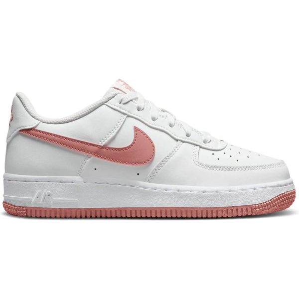 Nike Air Force 1 White Red Stardust (DV7762-102) белого цвета