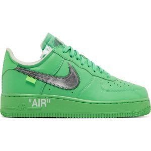 Nike Air Force 1 Low x Off-White Light Green (DX1419-300) белого цвета