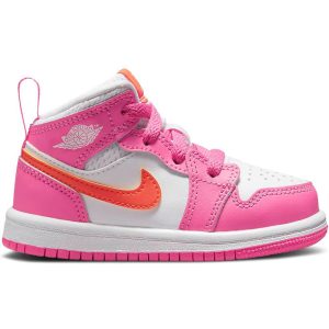 Air Jordan 1 Mid Pinksicle Orange (DX3239-681) оранжевого цвета