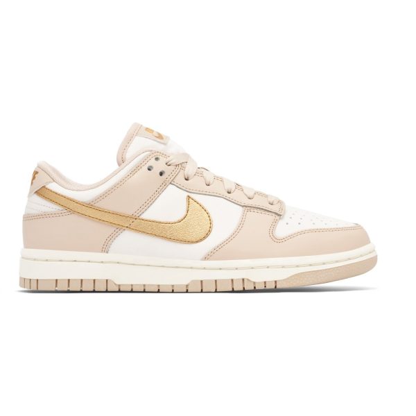 Nike Dunk Low Golden Swoosh Tan (DX5930-001) золотого цвета