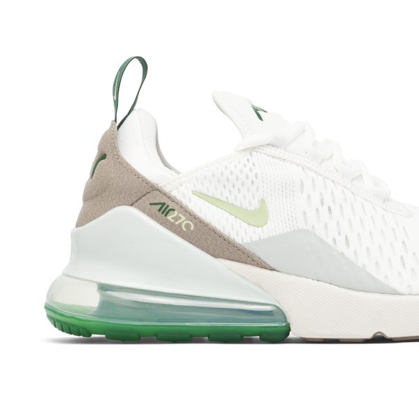 Nike Air Max 270 White Gorge Green (DX8957-100) белого цвета