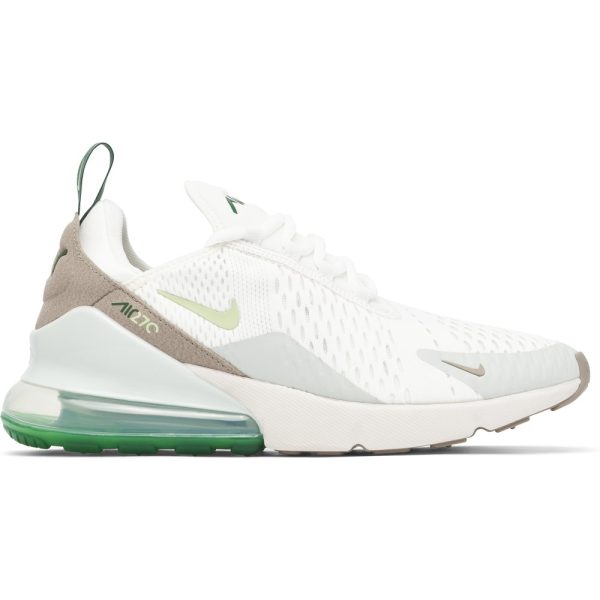 Nike Air Max 270 White Gorge Green (DX8957-100) белого цвета