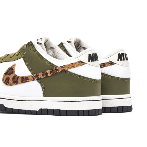 Nike Dunk Low Leopard Olive (DX9282-100)  цвета