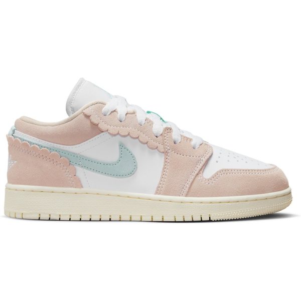 Air Jordan 1 Low Crimp Cut Pastel Suede (DZ5356-800)  цвета