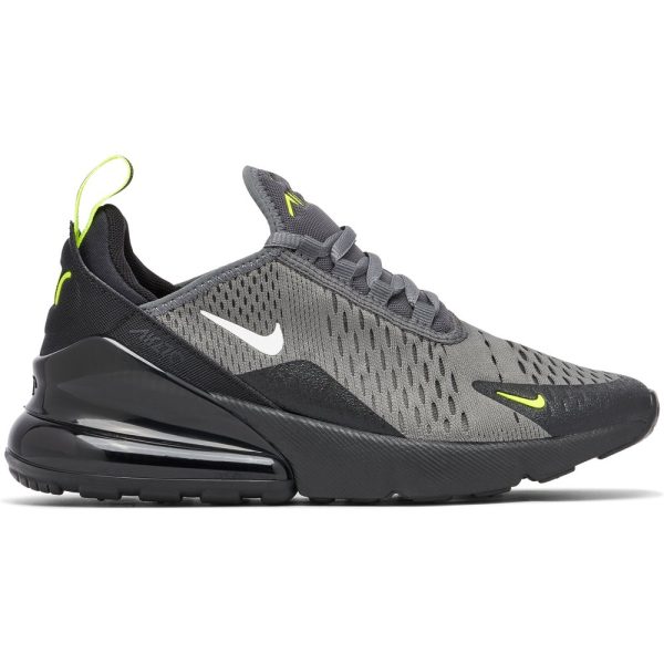 Nike Air Max 270 Iron Grey Volt (DZ5631-001) серого цвета