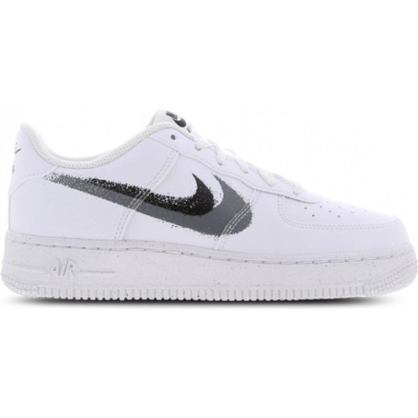 Nike Air Force 1 Low Stencil Swoosh White (FD0694-100) белого цвета