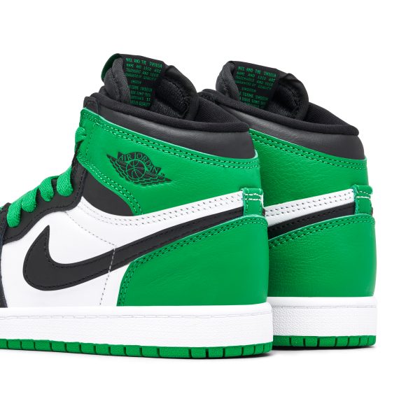 Air Jordan 1 Retro High OG Lucky Green (FD1412-031) зеленого цвета