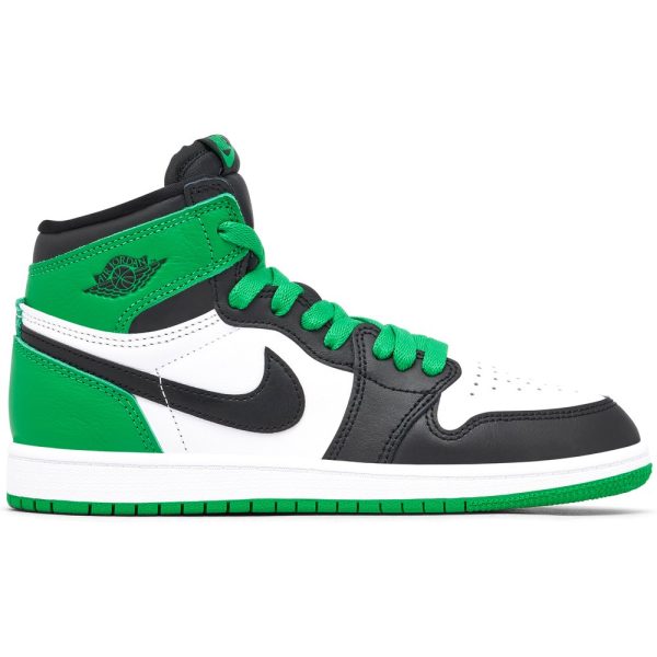 Air Jordan 1 Retro High OG Lucky Green (FD1412-031) зеленого цвета