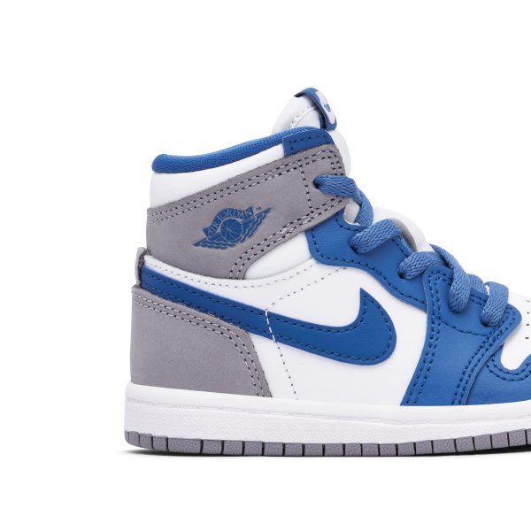 Air Jordan 1 High OG True Blue (FD1413-410) голубого цвета