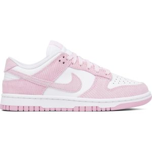 Nike Dunk Low Pink Corduroy (FN7167-100) розового цвета