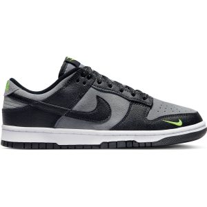 Nike Dunk Low Black Grey Green (FQ2205-001) черного цвета