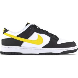 Nike Dunk Low Black Yellow (FQ2431-001) белого цвета