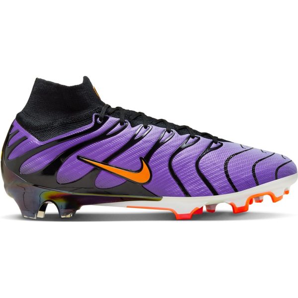 Nike Mercurial Superfly 9 FG x Kylian Mbappe Air Max Plus Voltage (FV4553-500) фиолетового цвета