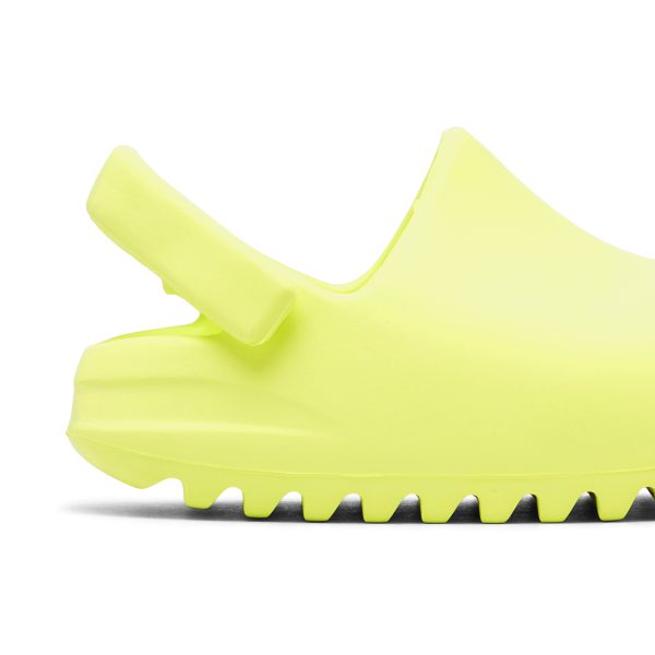 Yeezy Slide Glow Green Infants (GX6140) зеленого цвета