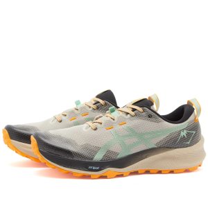 Asics GEL-TRABUCO 12 Feather Grey/Dark Mint (1011B799-020) серого цвета