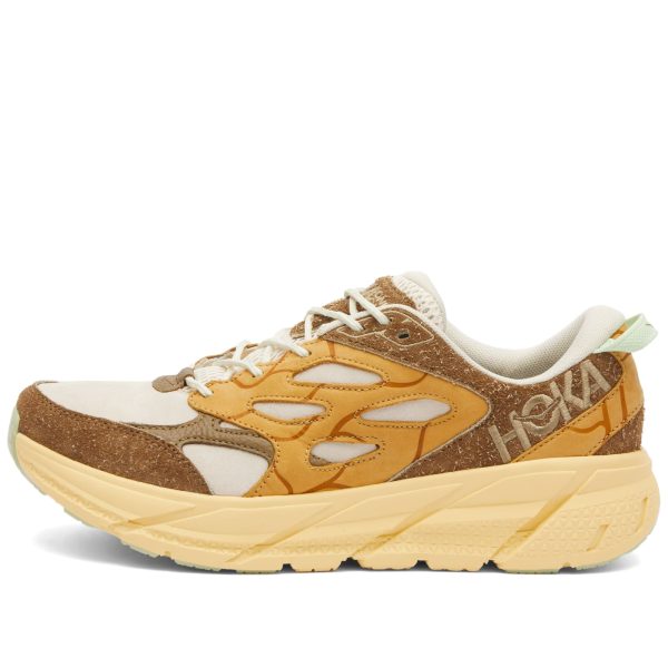 HOKA ONE ONE Clifton L Suede TP Oat Milk/Pollen (1150910-OLL)  цвета