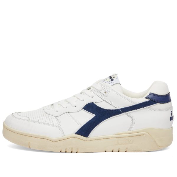 Diadora B.560  White/Blue Corsair (201-180117-C1494) белого цвета