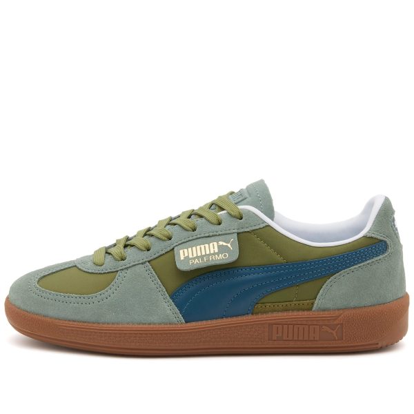 Puma WoPalermo OG Olive Green/Eucalyptus/Ocean Tropic (383011-11) зеленого цвета