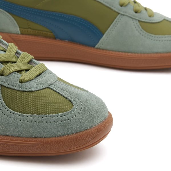 Puma WoPalermo OG Olive Green/Eucalyptus/Ocean Tropic (383011-11) зеленого цвета