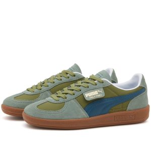 Puma WoPalermo OG Olive Green/Eucalyptus/Ocean Tropic (383011-11) зеленого цвета