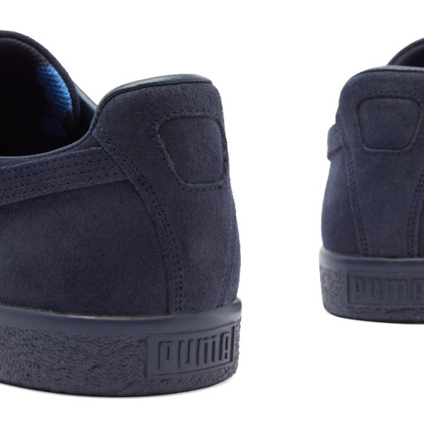 Puma Clyde Blue Blue Japan MIJ New Navy/Dusky Blue (395212-01) голубого цвета