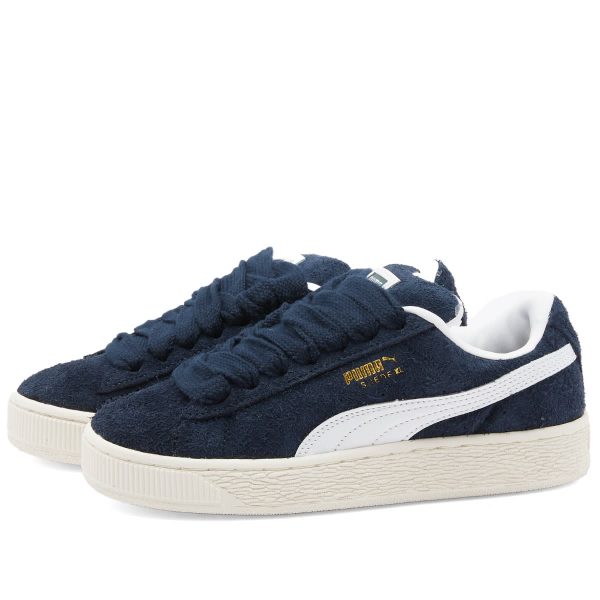 кроссовки Puma Suede XL Hairy (397241-01) синего цвета