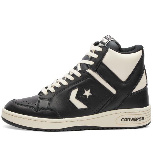 Converse Weapon Mid Black/Natural Ivory (A04400CC) черного цвета