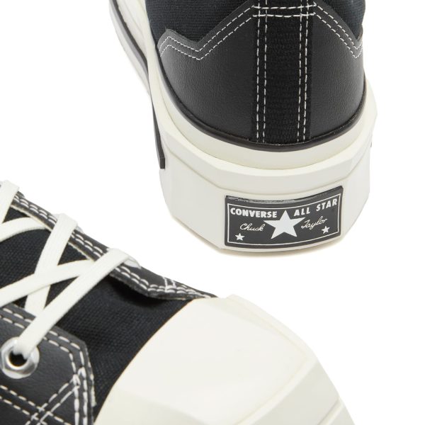 Converse Chuck 70 De Luxe Squared Egret/Black (A06435CC) черного цвета