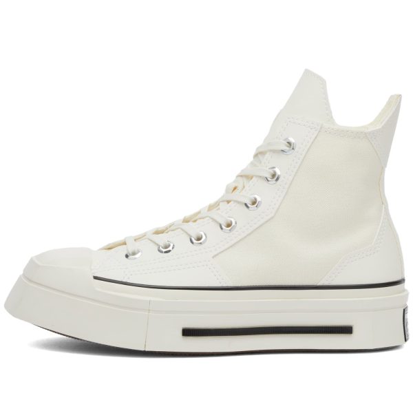 Converse Chuck 70 De Luxe Squared Egret/Black (A06436CC) черного цвета