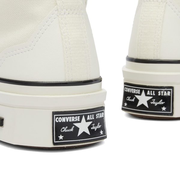 Converse Chuck 70 De Luxe Squared Egret/Black (A06436CC) черного цвета