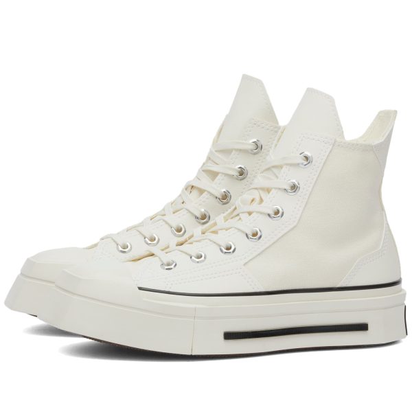 Converse Chuck 70 De Luxe Squared Egret/Black (A06436CC) черного цвета