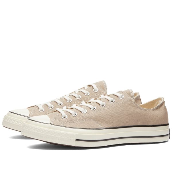 Converse Chuck Taylor 1970s Ox Vintage Cargo/Egret/Black (A06523CC) черного цвета