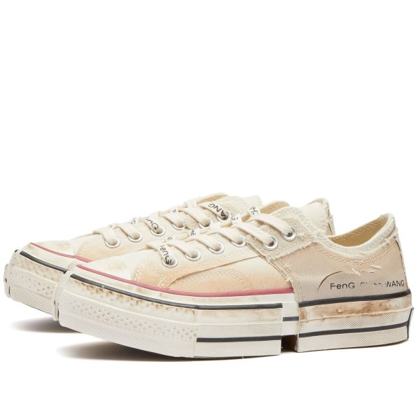 Converse x Feng Chen Wang Chuck 70 2-in-1 Ox Natural Ivory/Brown Rice/Egret (A07718CC) коричневого цвета