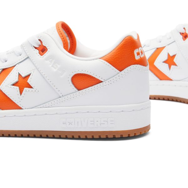 Converse AS-1 Pro Ox White/Orange/White (A08130CC) белого цвета