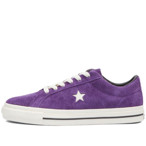 Converse One Star Pro Ox Night Purple/Egret/Black (A08141CC) черного цвета