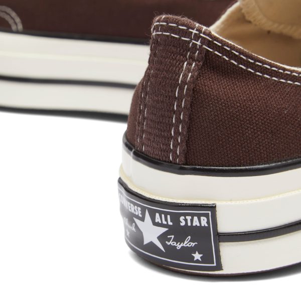 Converse Chuck Taylor 1970s Ox Dark Root/Egret/Black (A08189CC) черного цвета