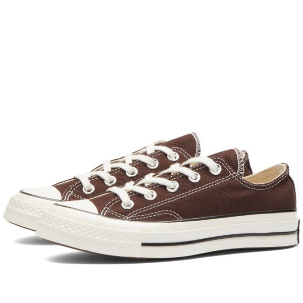 Converse Chuck Taylor 1970s Ox Dark Root/Egret/Black (A08189CC) черного цвета